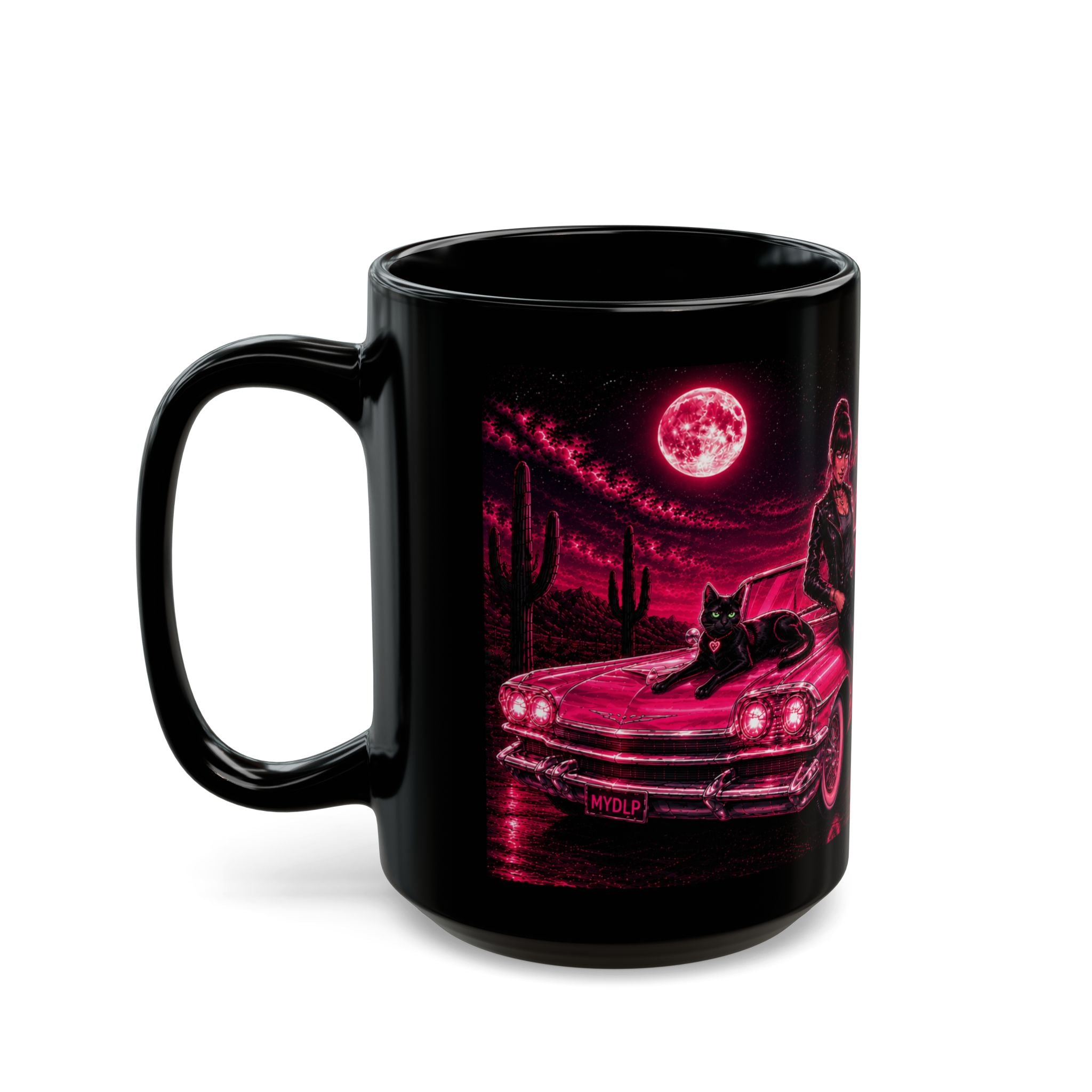 Neon Noir Nine Lives Mug