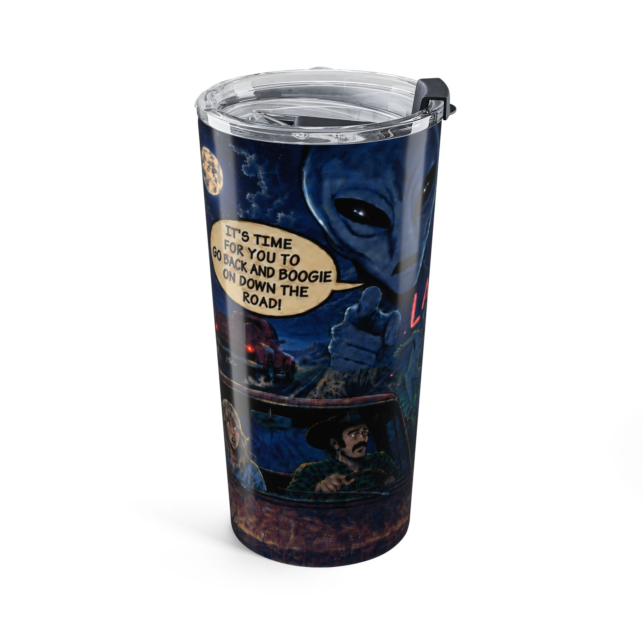 Alien Abduction Tumbler